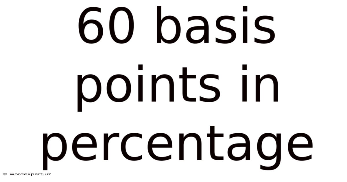 60 Basis Points In Percentage